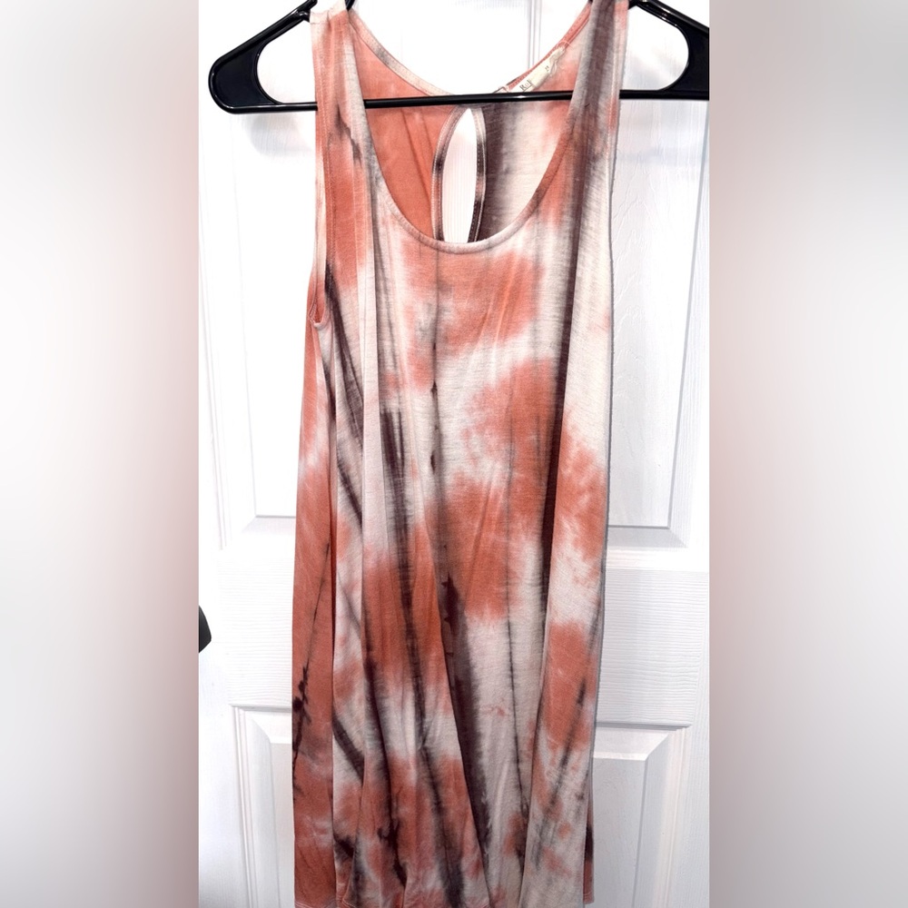 Orange and Black Tank Dress  (USED)